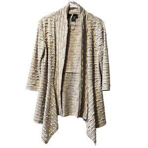 Frank Lyman Cardigan Size 12 Textured Classic City Designer‎ Modern Professional